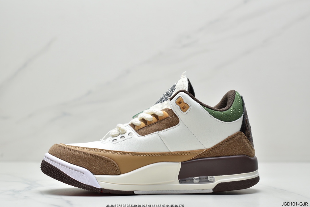 180  Air Jordan 3 虎年限定 AJ3 乔丹3代 aj3 乔3 虎年解构 398614-500