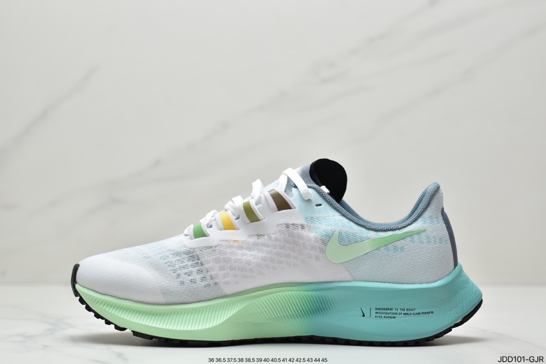 120 耐克NK Zoom Pegasus 37 登月37代 针眼网纱透气缓震疾速跑鞋