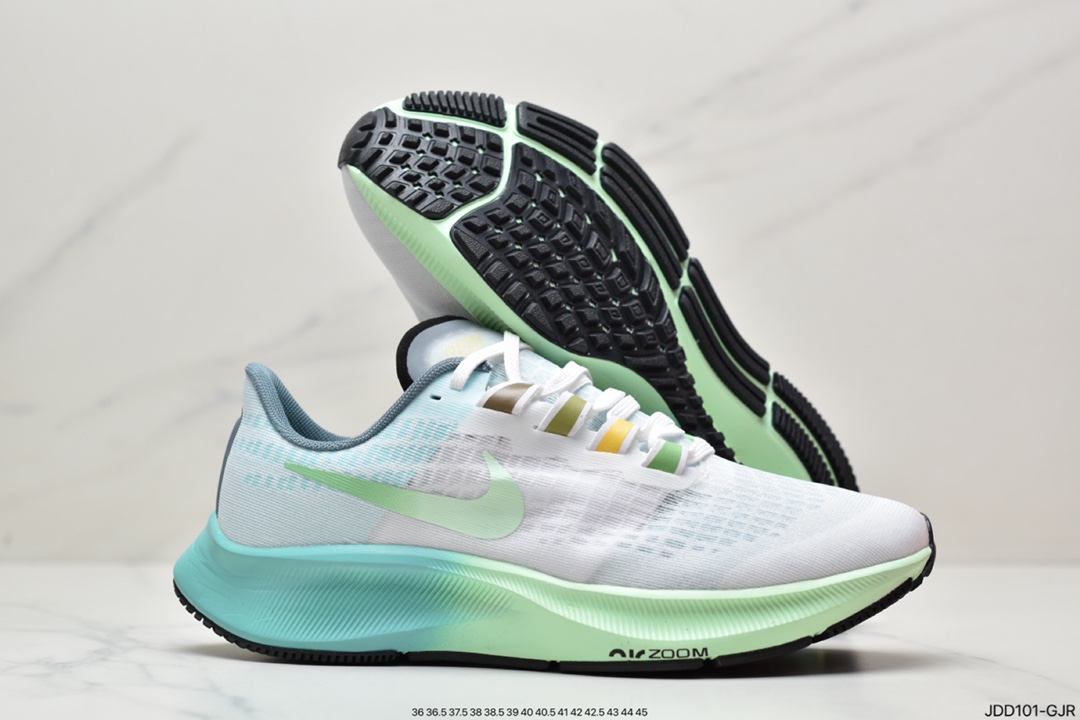 120 耐克NK Zoom Pegasus 37 登月37代 针眼网纱透气缓震疾速跑鞋
