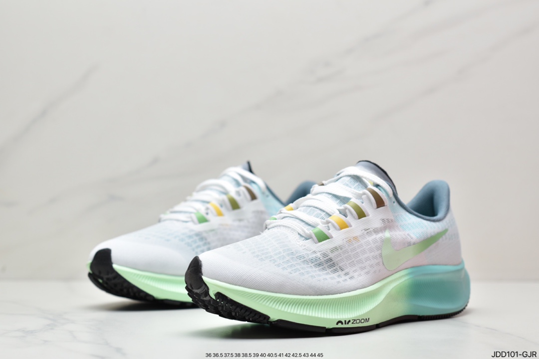 120 耐克NK Zoom Pegasus 37 登月37代 针眼网纱透气缓震疾速跑鞋