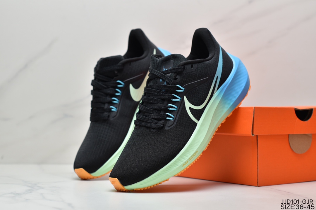 130 耐克Nike Zoom Pegasus 39”Sail/Cube Pink” 登月 39代超级飞马涡轮增压马拉松休闲运动慢跑鞋