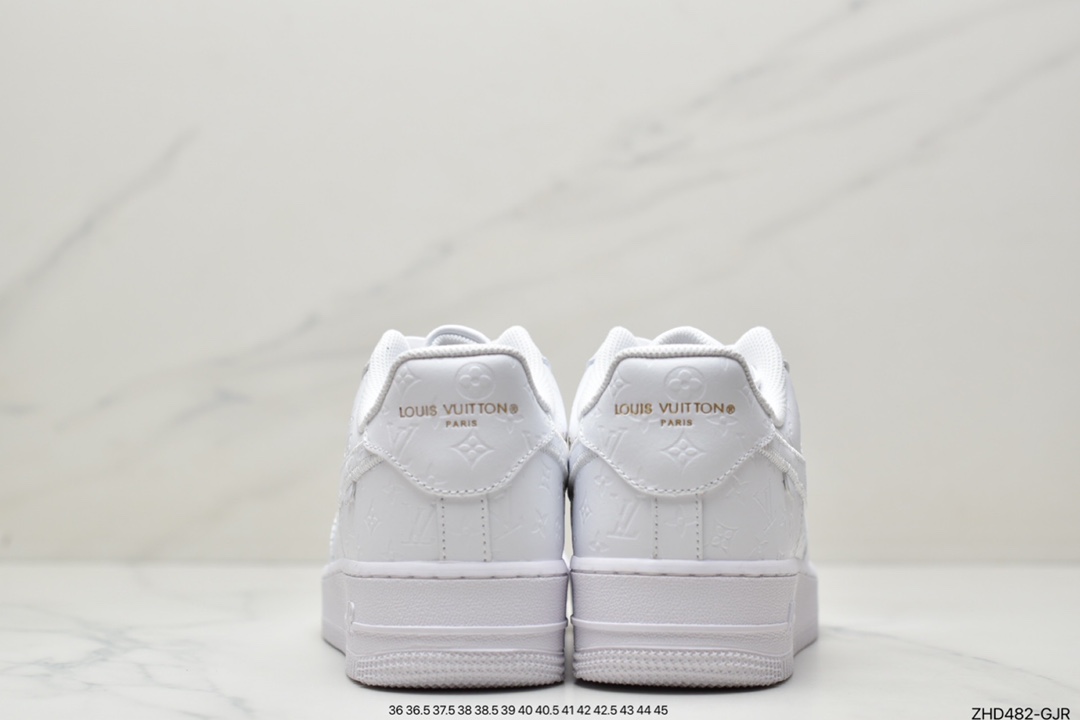 300 超奢联名 路易威登 LV×Nike Air Force 1 Low 07 空军一号 LV3369-100