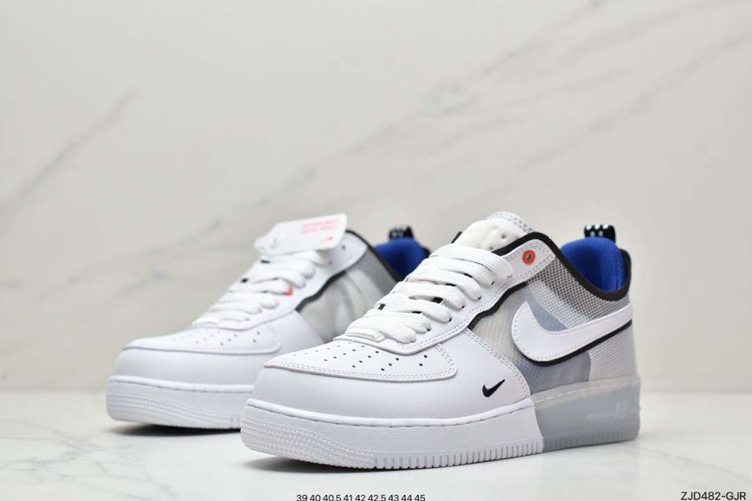 240 Nike Air Force 1 React”Coconut Milk”空军一号低帮经典百搭DH7615-100