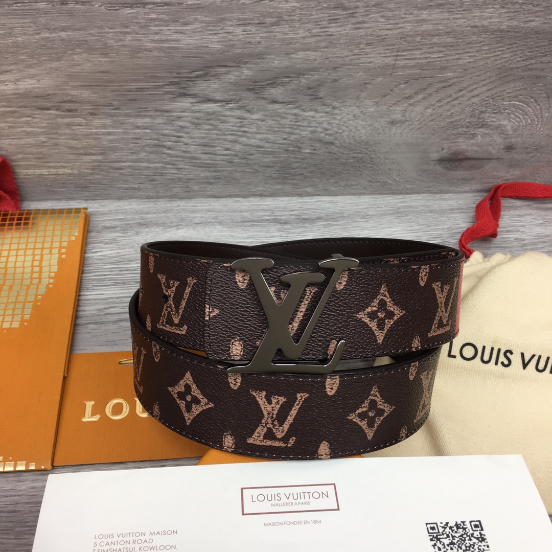 High-End Designer
 Louis Vuitton Belts Printing Cowhide