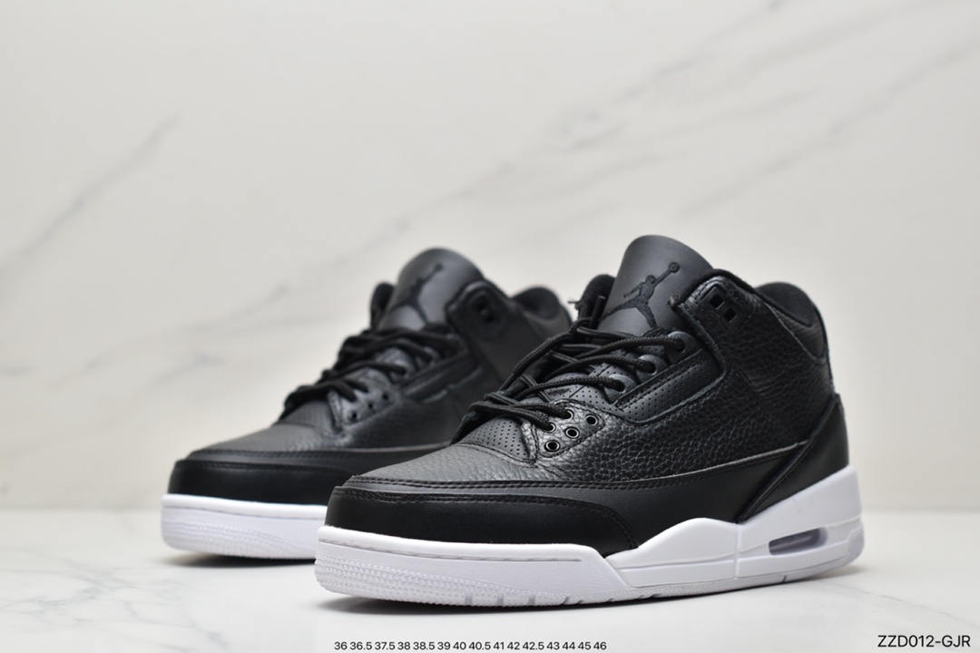 250 Air jordan 3 Tanker 黑白  首次使用经典传神Jump man Logo 136064-020