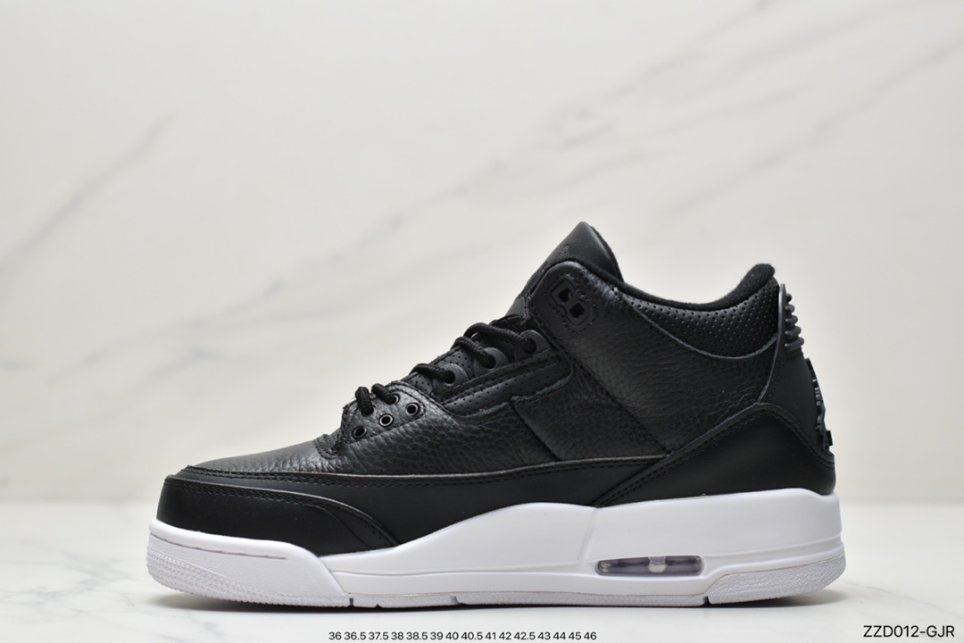 250 Air jordan 3 Tanker 黑白  首次使用经典传神Jump man Logo 136064-020