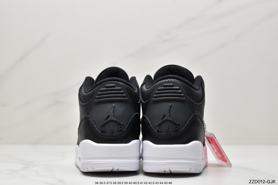 250 Air jordan 3 Tanker 黑白  首次使用经典传神Jump man Logo 136064-020