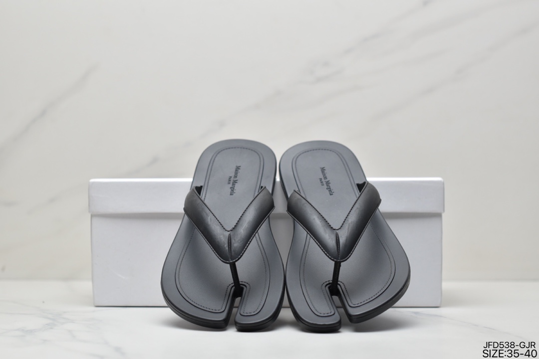 170 Maison Margiela Tabi Rubber Flip Flops 梅森·马吉拉/女神夏日潮流穿搭分趾人字拖凉拖鞋