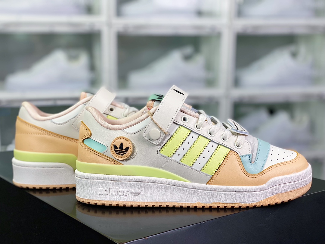 [Adidas Originals Series]Adidas Clover Originals Forum 84 Low Roman Series Vel
