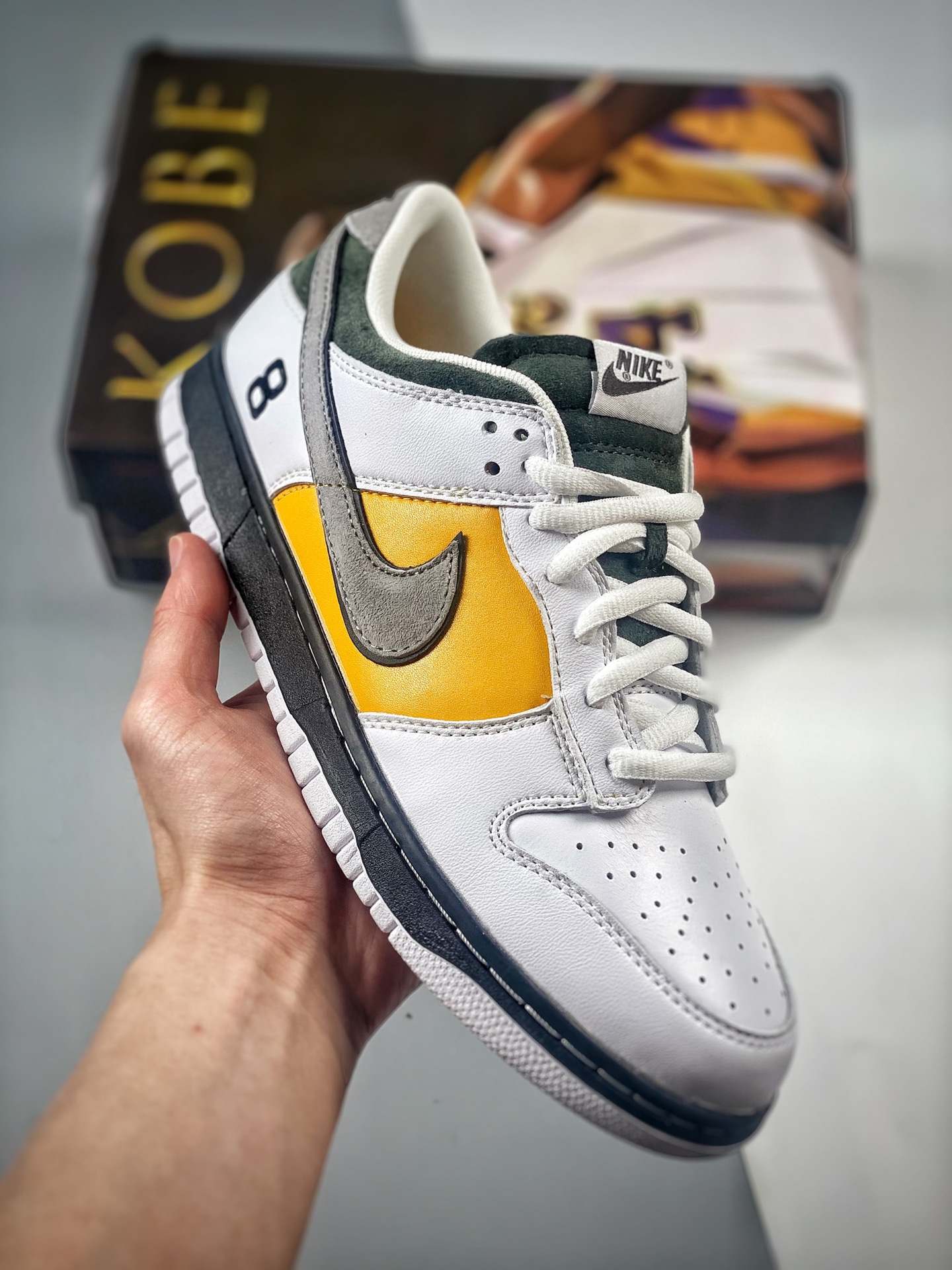 -4 Nk Dunk SB Low Kobe 24, producción original de fábrica grande, lanzamiento inicial con fotos reales, mater…