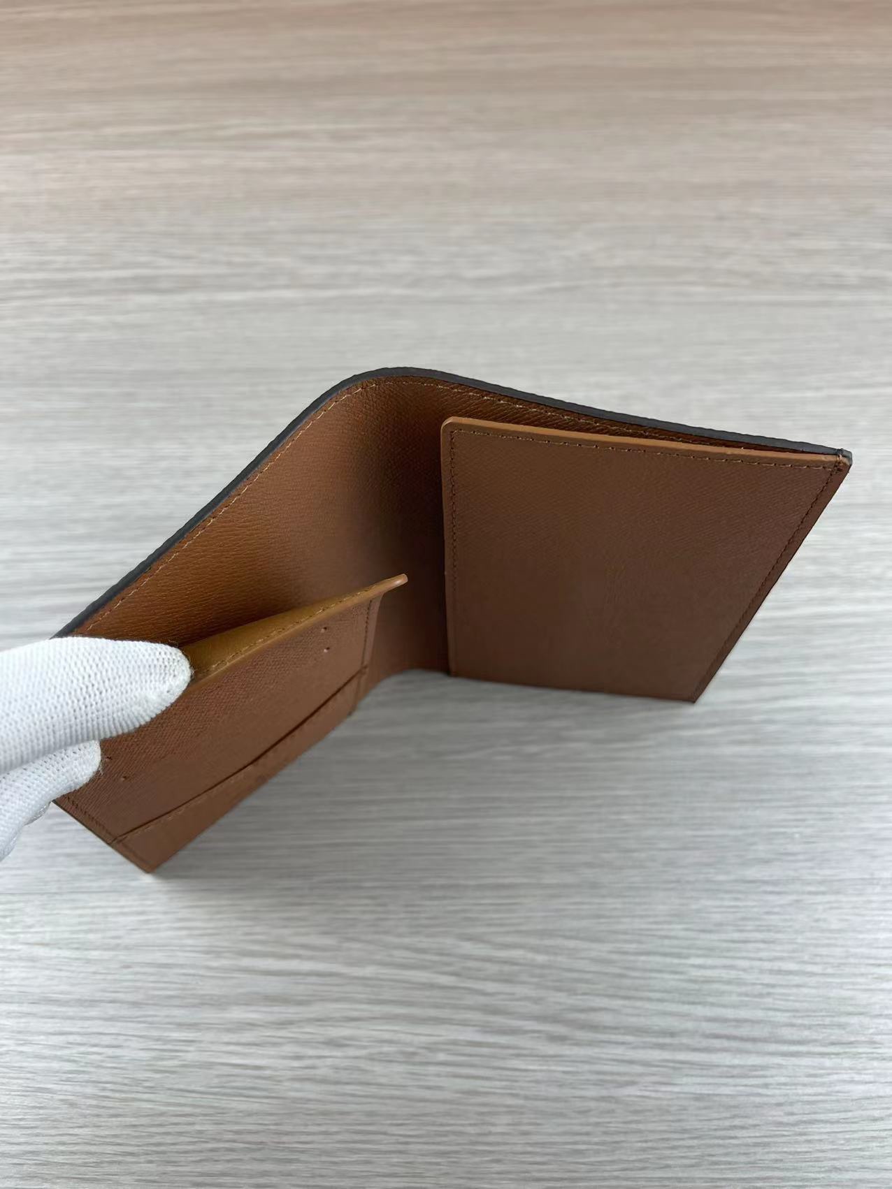 Leather passport holder color options