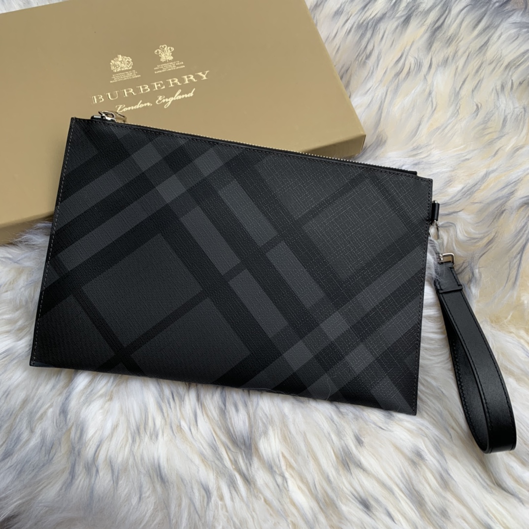 Burberry briefcase Black Check 30x19 5cm everyday