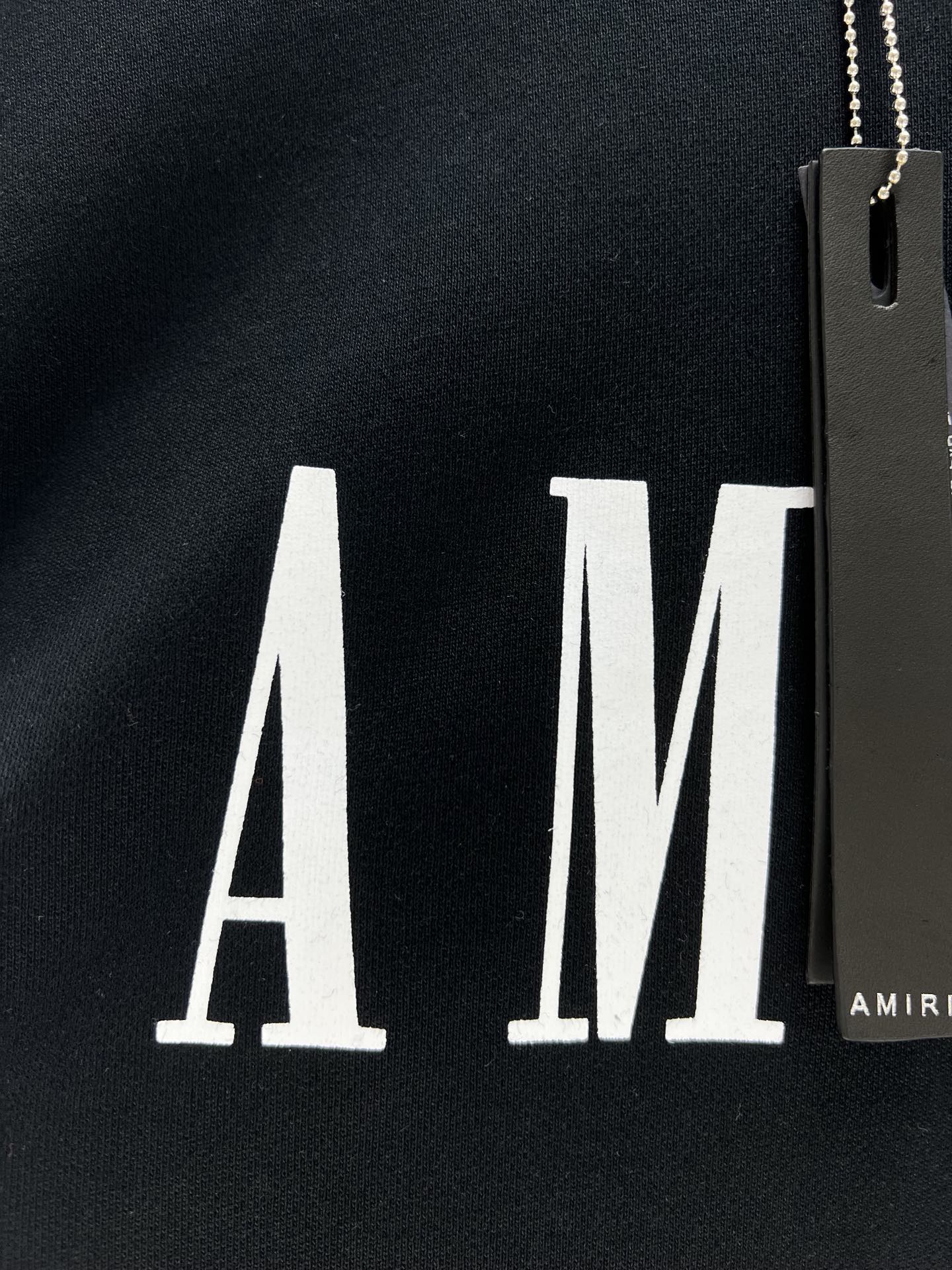 Amiri Black Crewneck Sweatshirt with White Logo | Cotton Blend, Relaxed Fit 5 i1655631236 9211 3