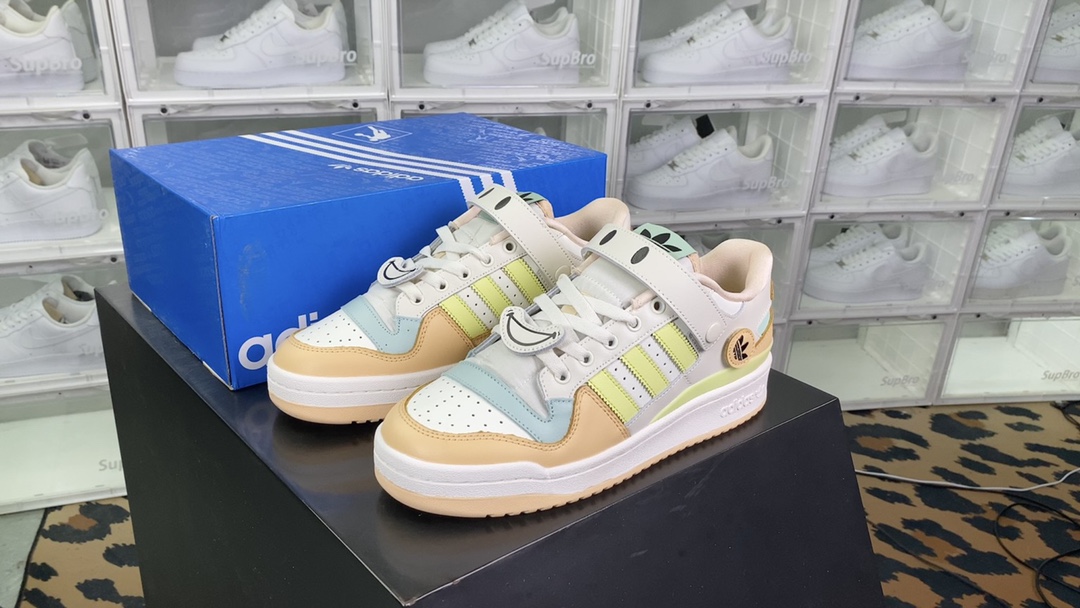 [Adidas Originals Series]Adidas Clover Originals Forum 84 Low Roman Series Vel