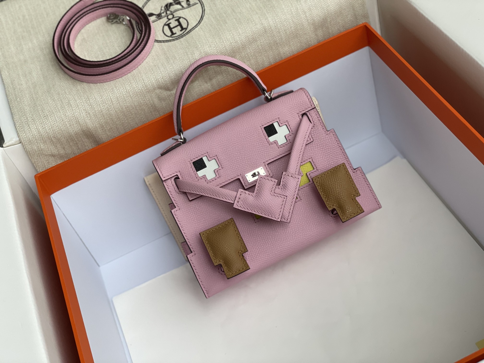 Hermes Kelly Handbags Crossbody & Shoulder Bags Knockoff Highest Quality
 Pink