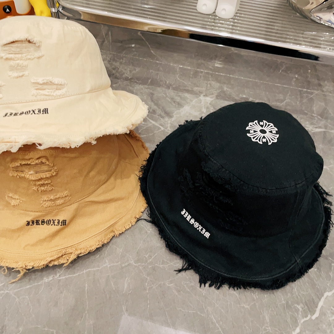 [Chrome Hearts Hats]Croheart * broken copper fisherman