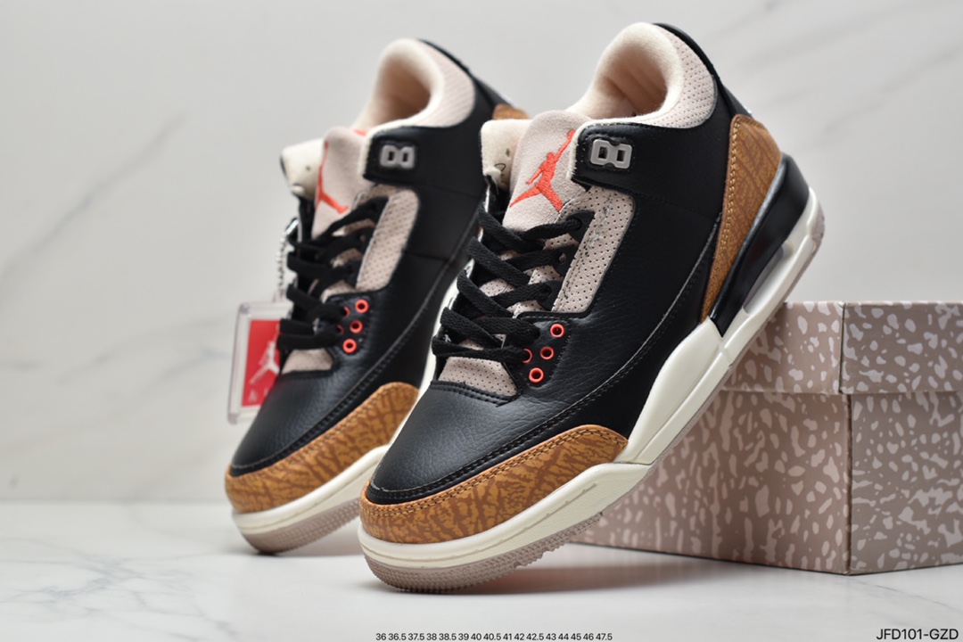 180 Air Jordan 3 Retro ”Hall of Fame” 飓风 白红 AJ3 乔丹3代136064-116