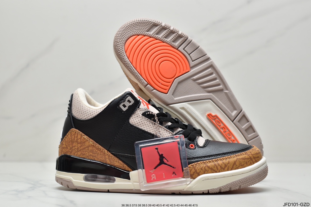 180 Air Jordan 3 Retro ”Hall of Fame” 飓风 白红 AJ3 乔丹3代136064-116