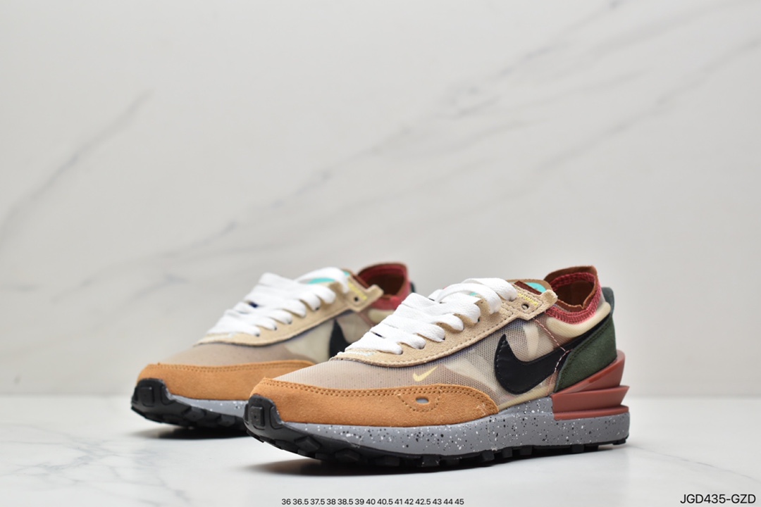 180 耐克NK Waffle One Summit White Bx.华夫网面透气休闲跑步鞋 DA7995