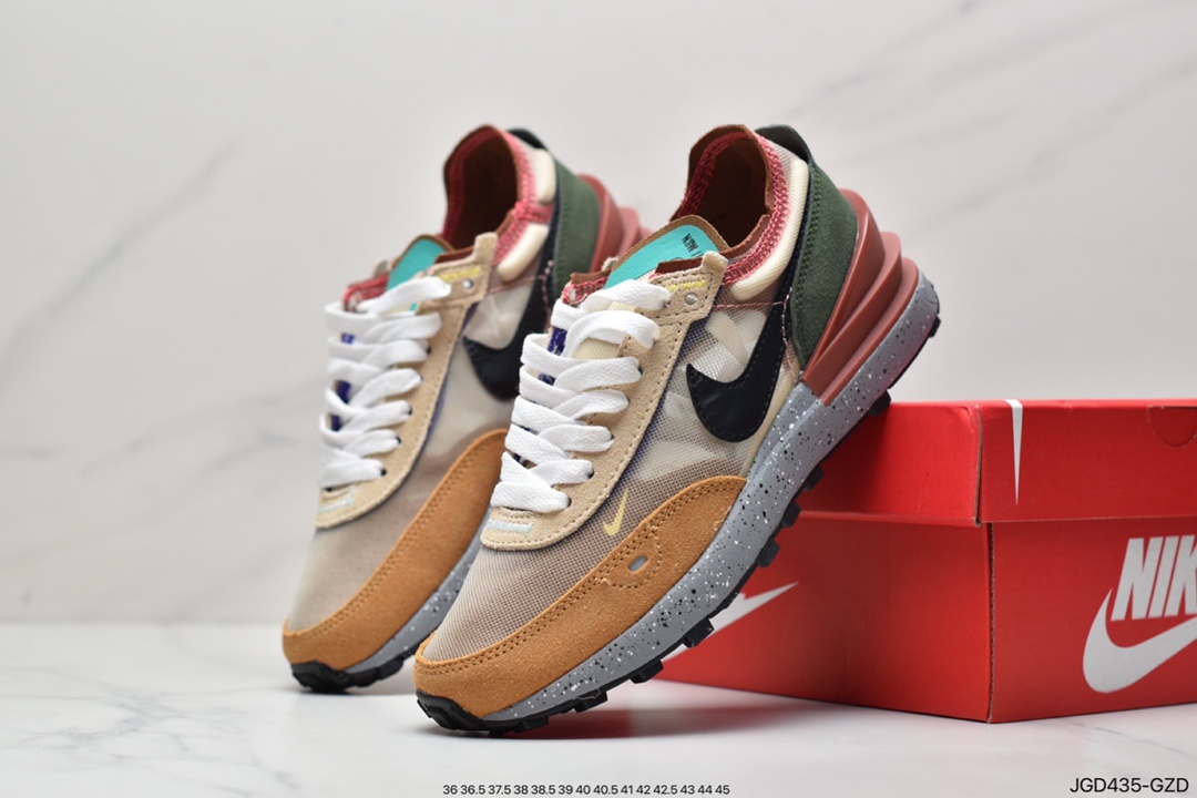 180 耐克NK Waffle One Summit White Bx.华夫网面透气休闲跑步鞋 DA7995