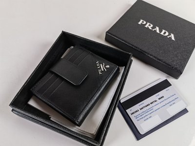 Prada Wallet Card pack Men Cowhide