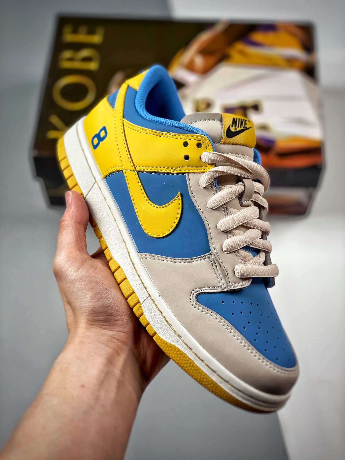 -4 Nk Dunk SB Low Kobe 24, producción original de fábrica grande, lanzamiento inicial con fotos reales, material de pri…