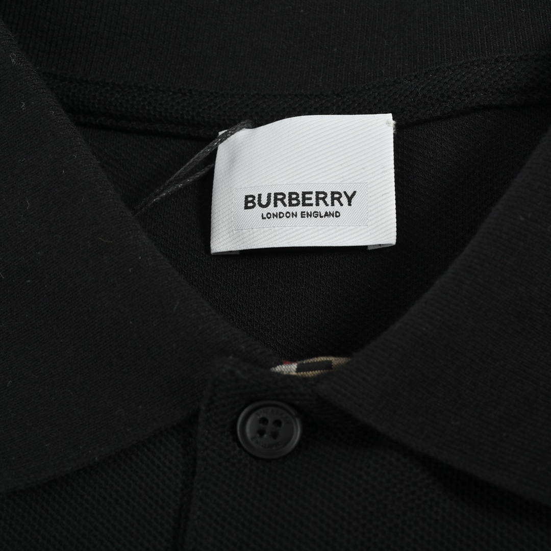 Burberry/巴宝莉 经典刺绣TB小标Polo短袖