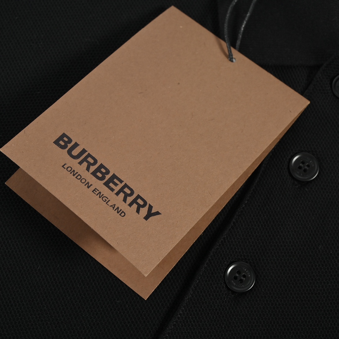 Burberry/巴宝莉 经典刺绣TB小标Polo短袖