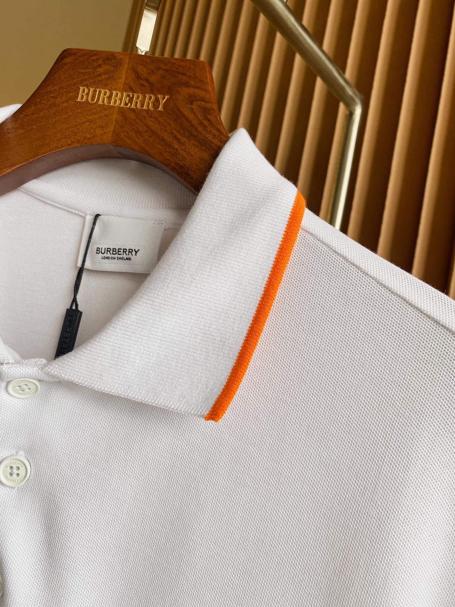 Burberry BBR 巴宝莉 徽标胶囊系列刺绣珠地棉质短袖polo衫