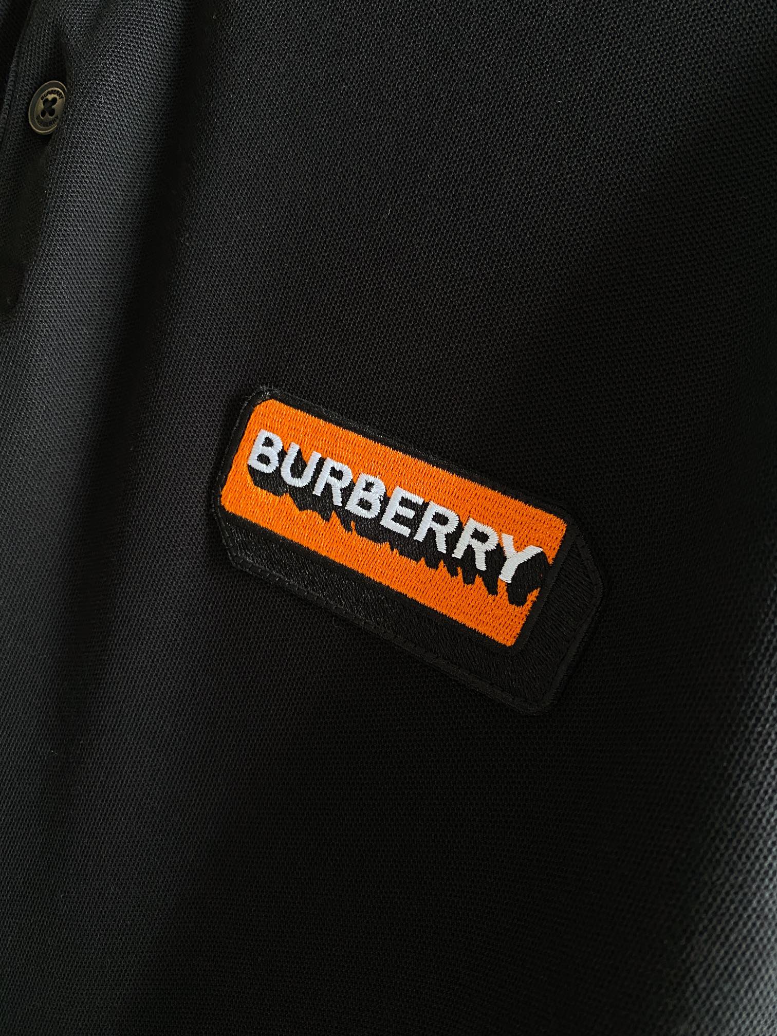 Burberry BBR 巴宝莉 徽标胶囊系列刺绣珠地棉质短袖polo衫