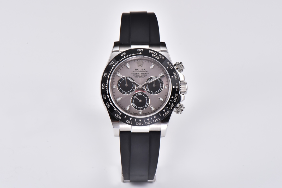 CLEAN Factory/C Factory Rolex 116519 Cinta gris cemento Daytona CLEAN Factory/C Factory Rolex 116519 Cinta gris cemento…