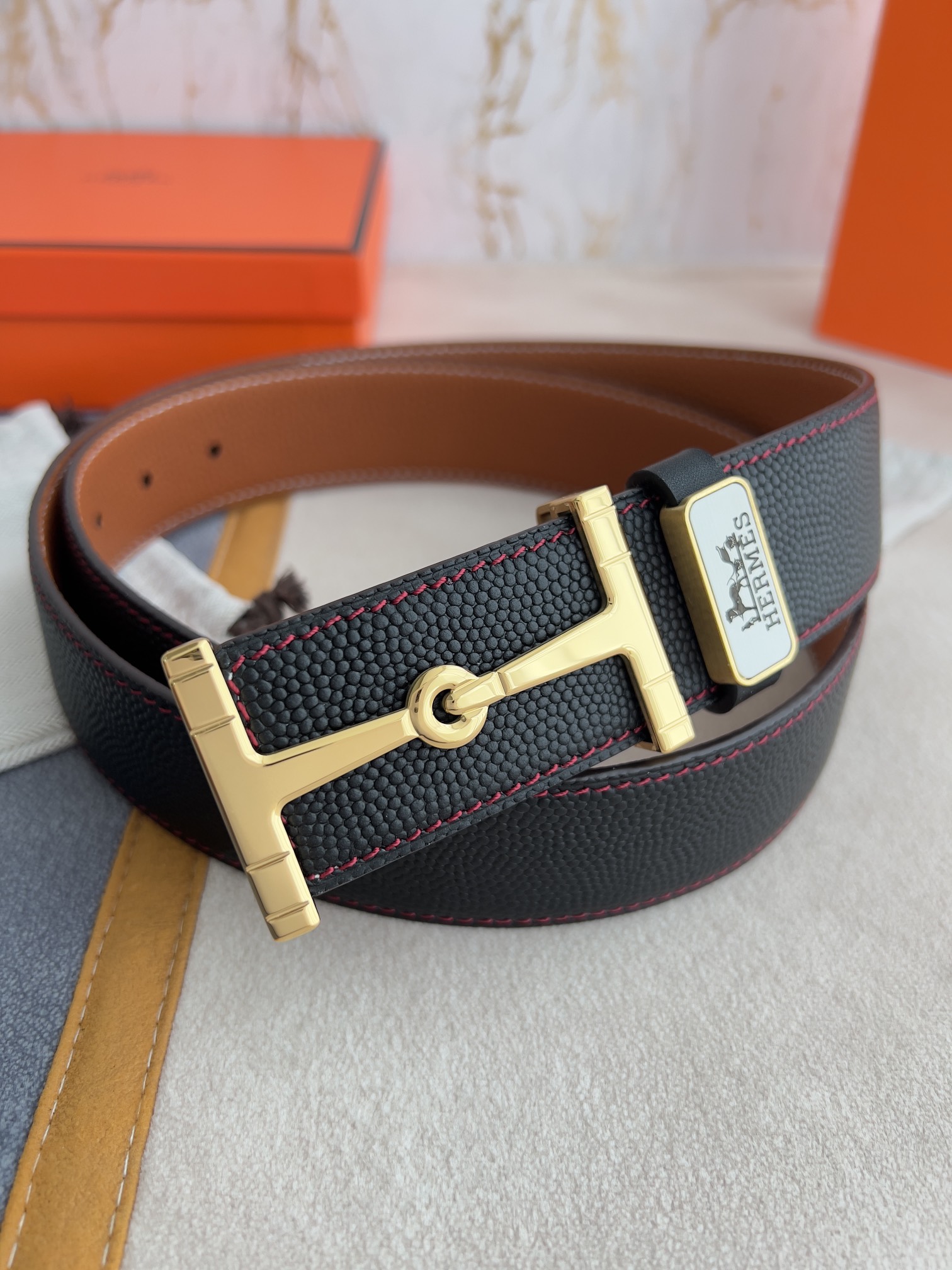 品名爱玛仕.Hermes️原单腰带皮