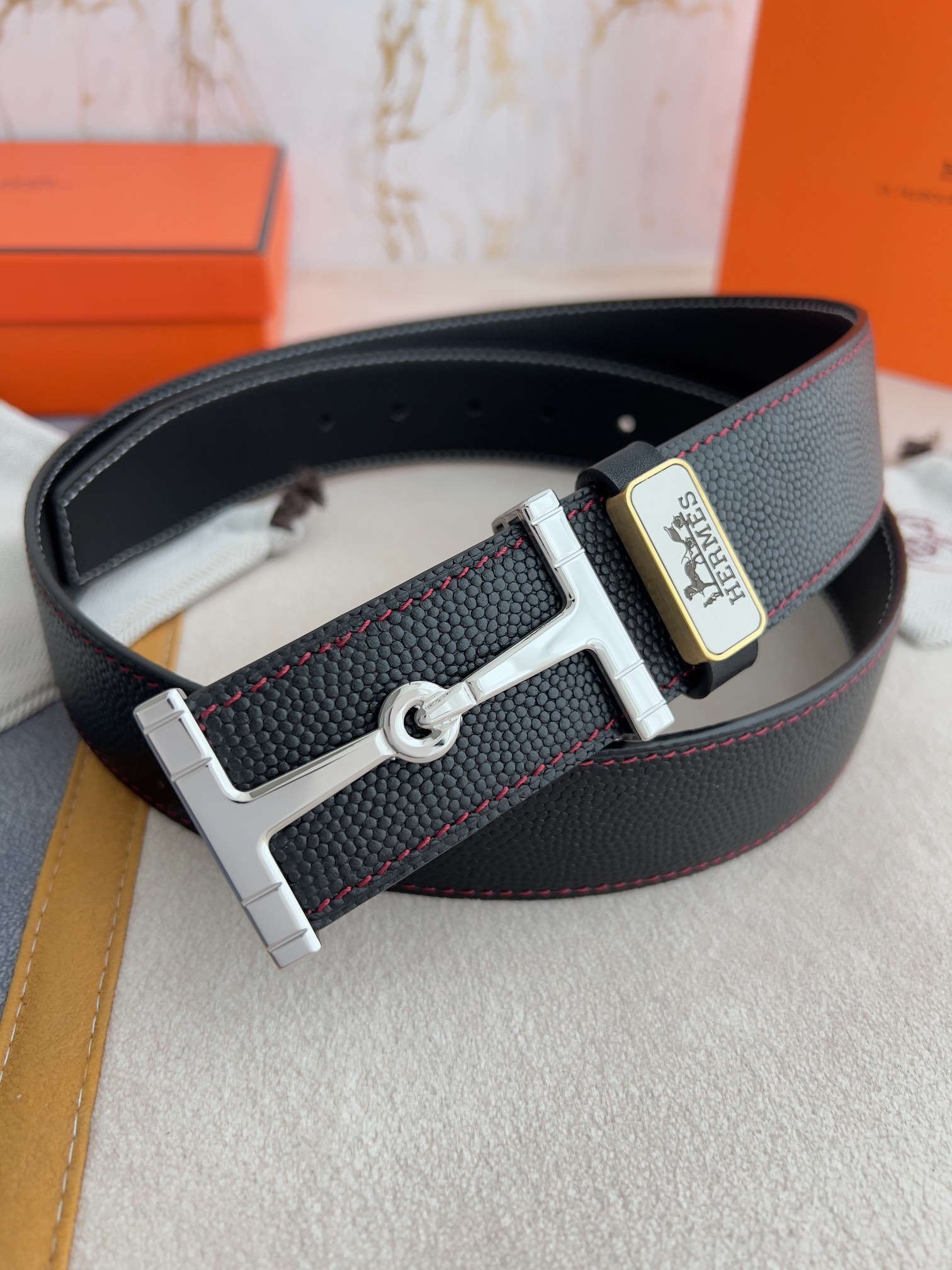 品名爱玛仕.Hermes️原单腰带皮