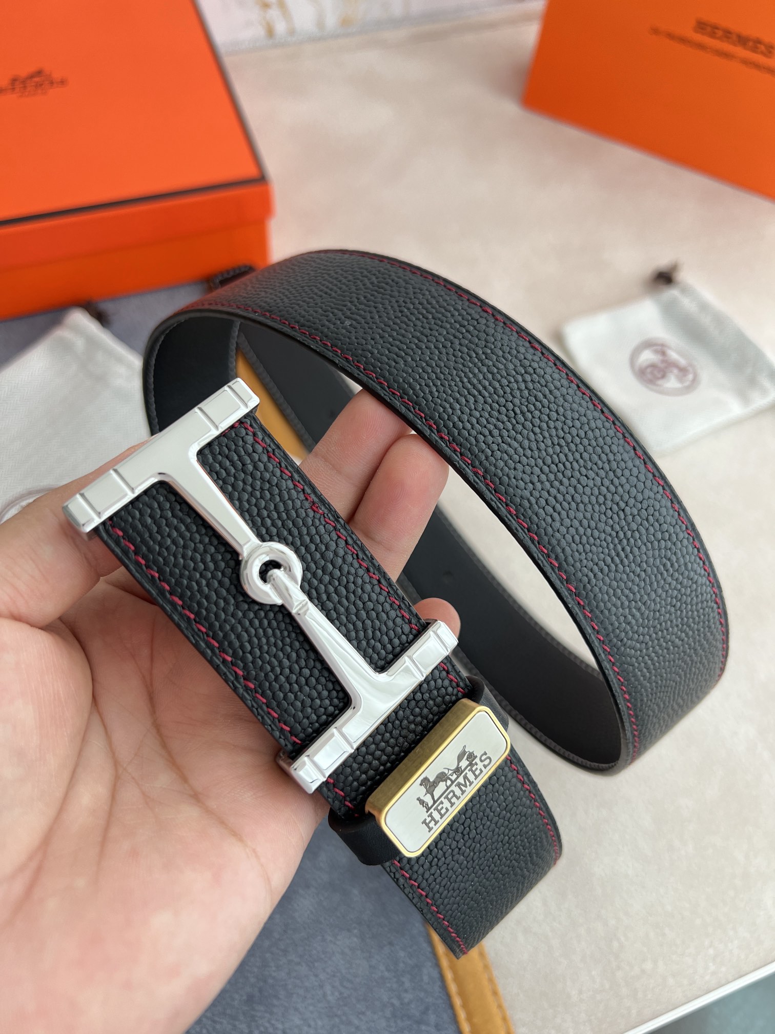 品名爱玛仕.Hermes️原单腰带皮