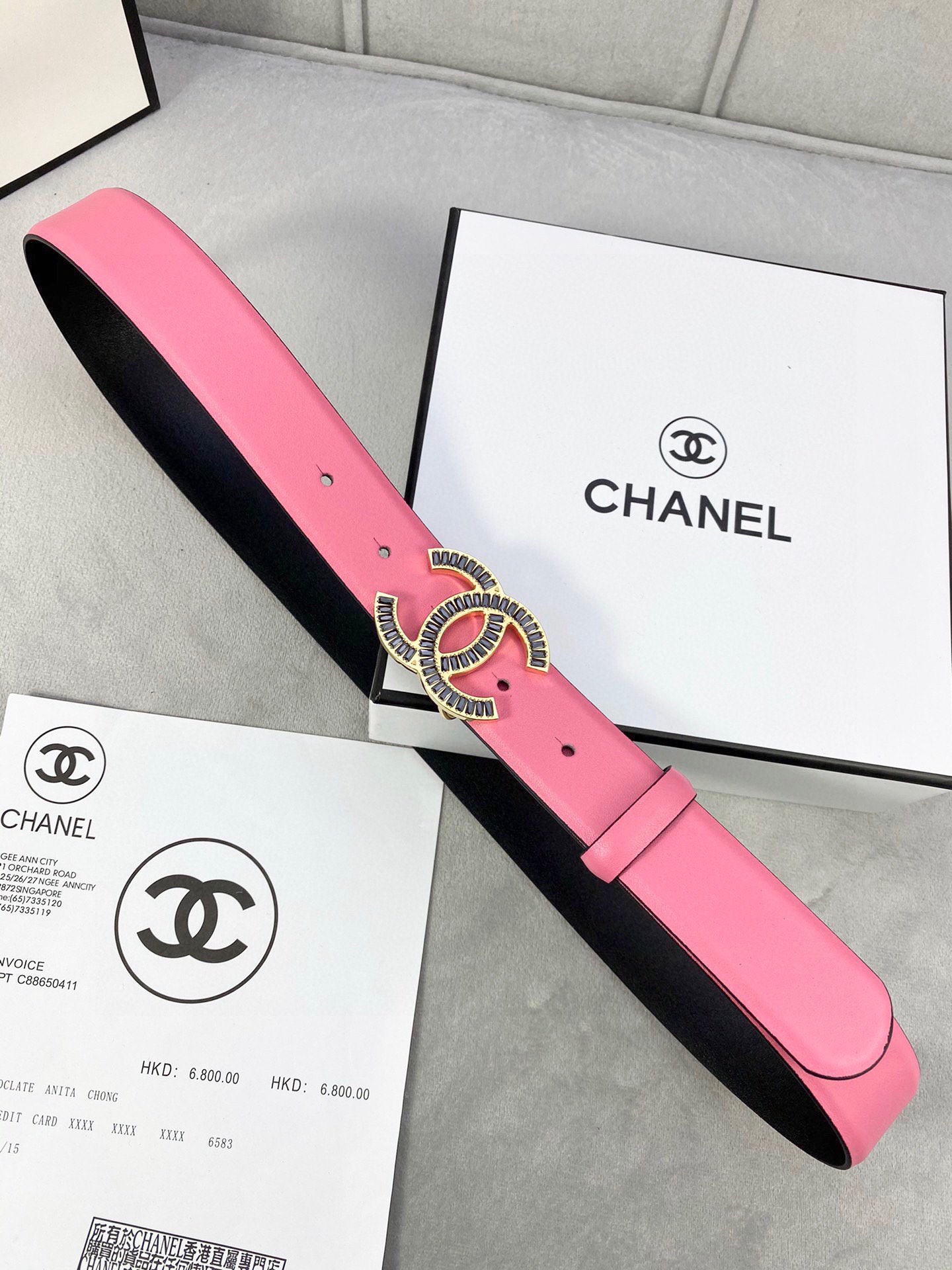 Chanel レディース腰ベルト 新作柔らかい小牛皮 シルバー金具
