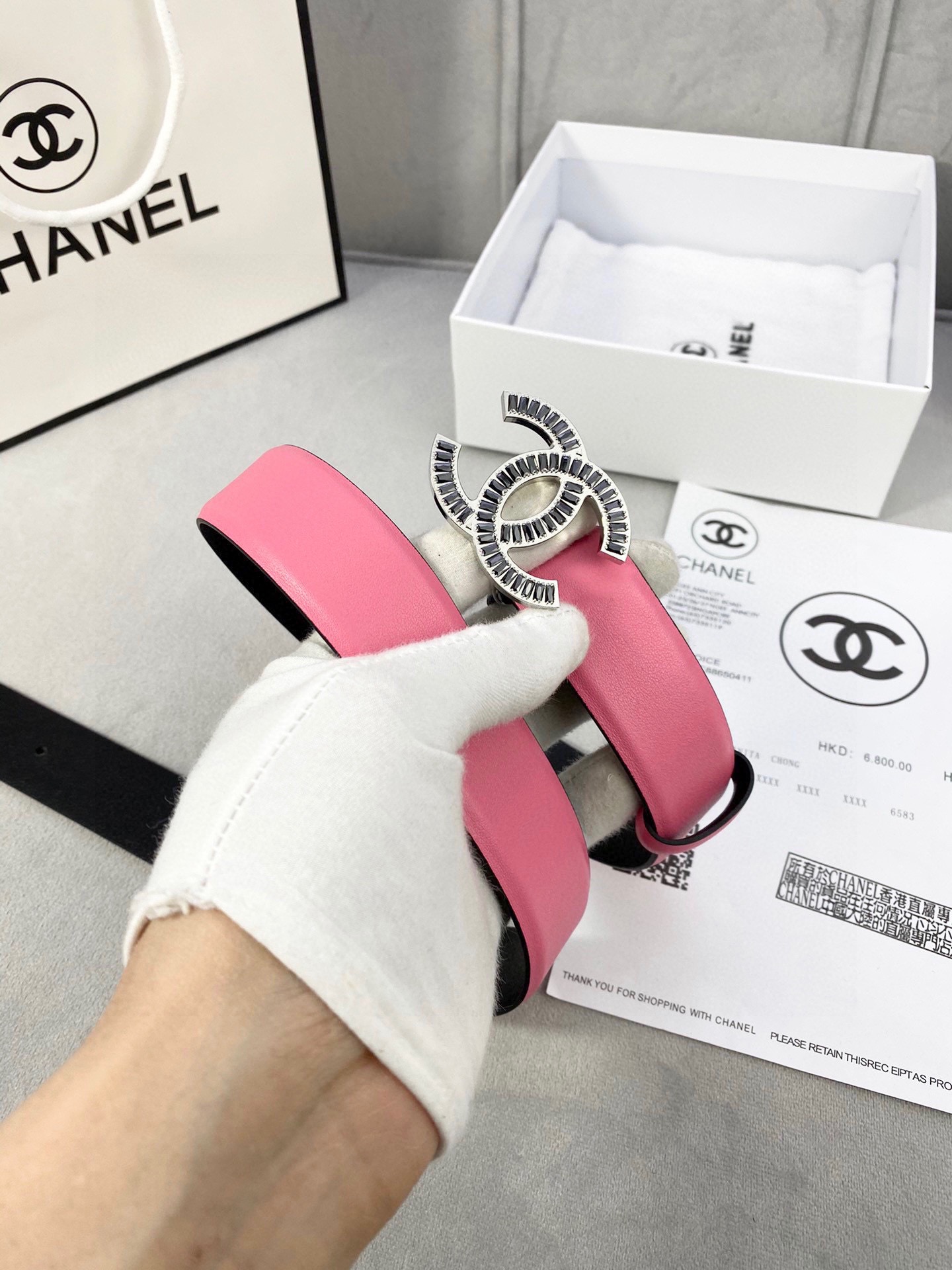 Chanel レディース腰ベルト 新作柔らかい小牛皮 シルバー金具