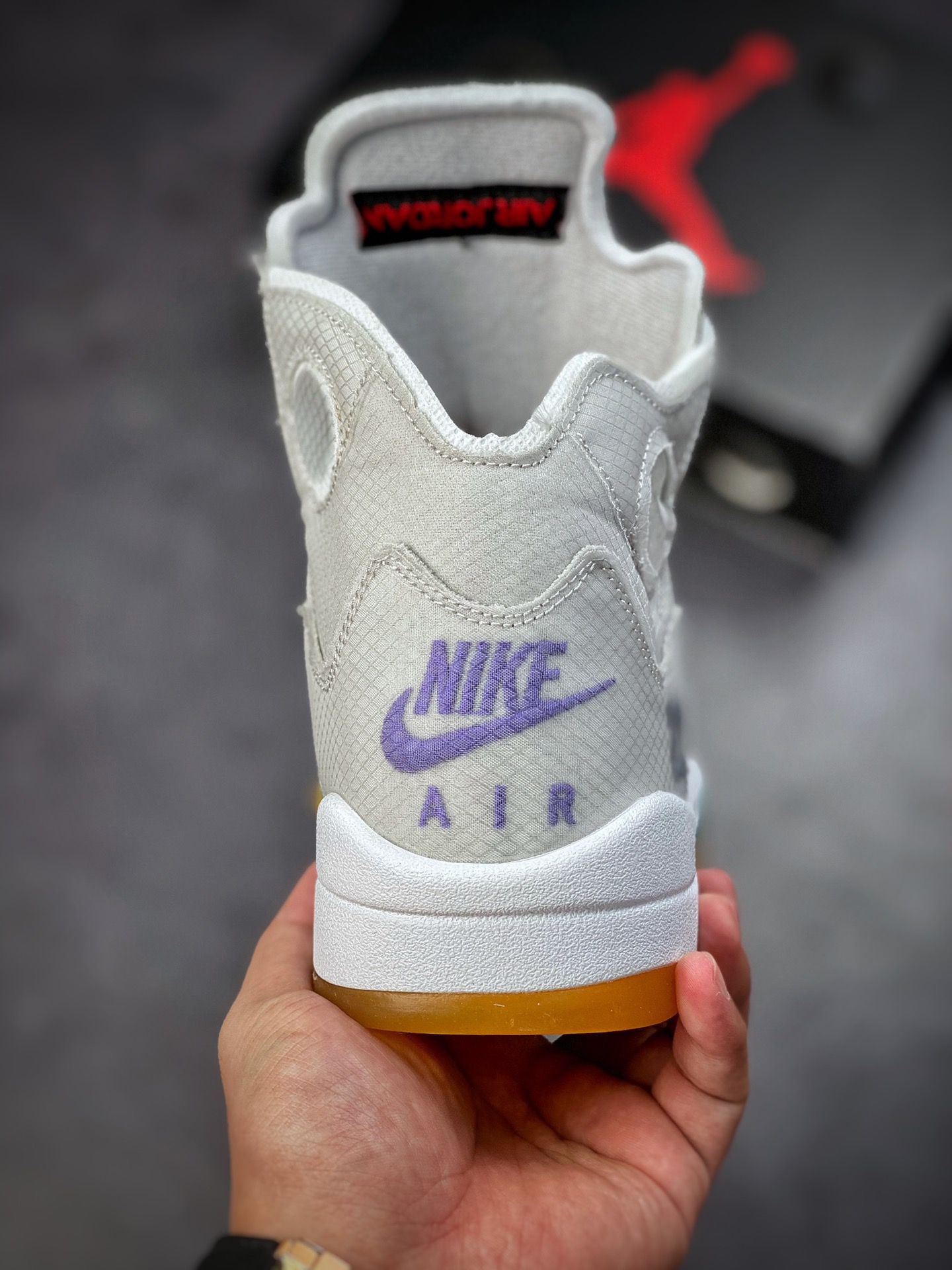 260 Off-White x Air Jordan Retro 5”Grape” 白紫葡萄 CT8480-105