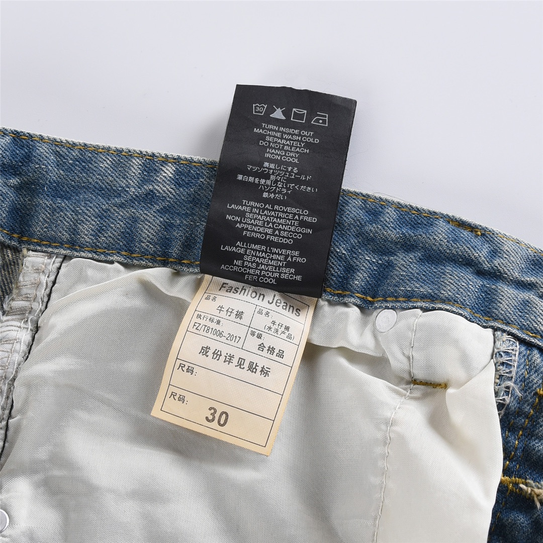 260 FEAR OF GOD 20FW 飘带破坏牛仔裤