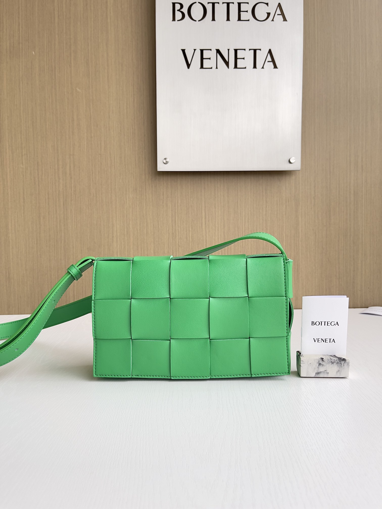 Bottega Veneta BV Cassette Acquistare
 Borse Crossbody & Borse a Tracolla Migliore replica
 Verde Tessitura Unisex Pelle di pecora