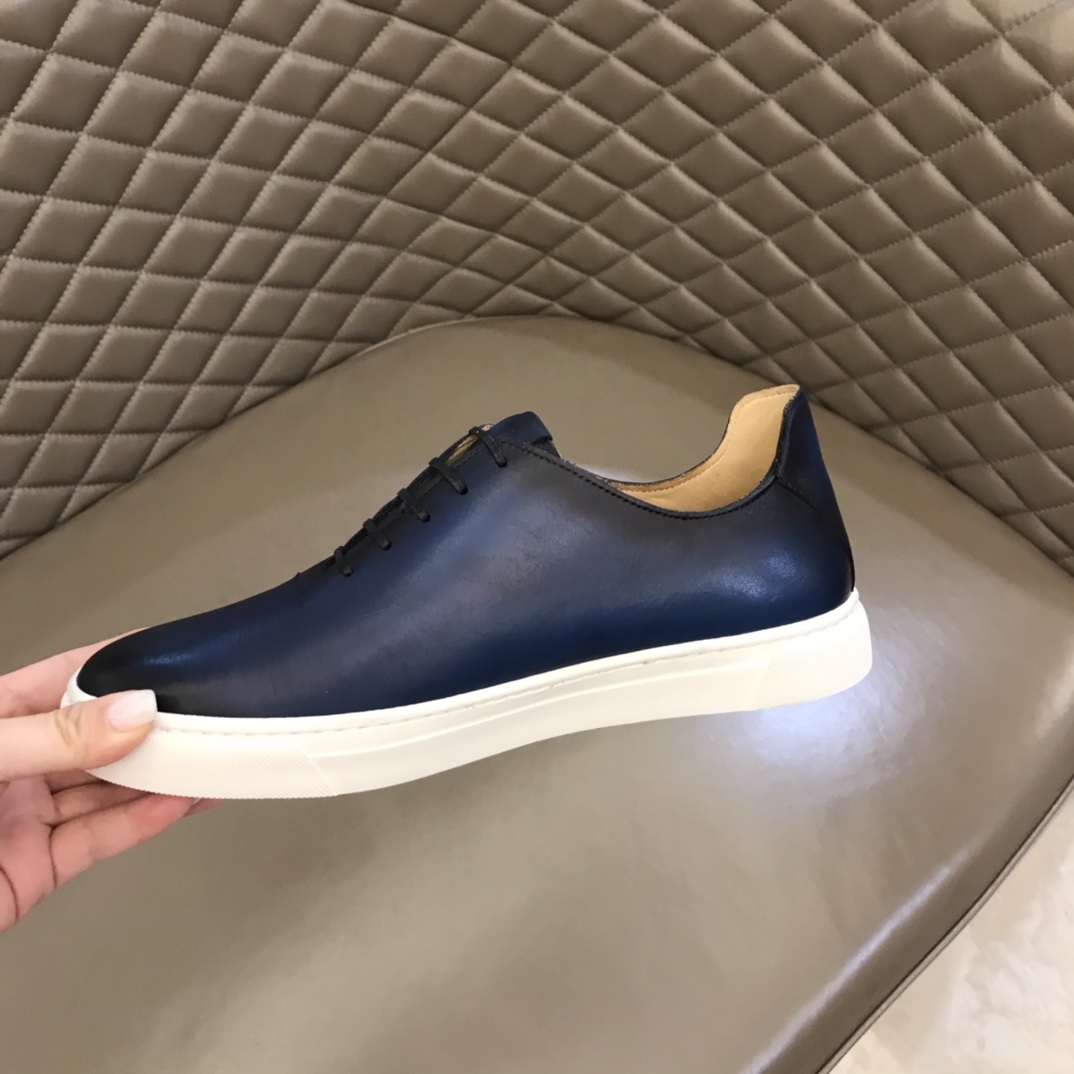 Berlui/布鲁缇布鲁   提手工擦色休闲皮鞋