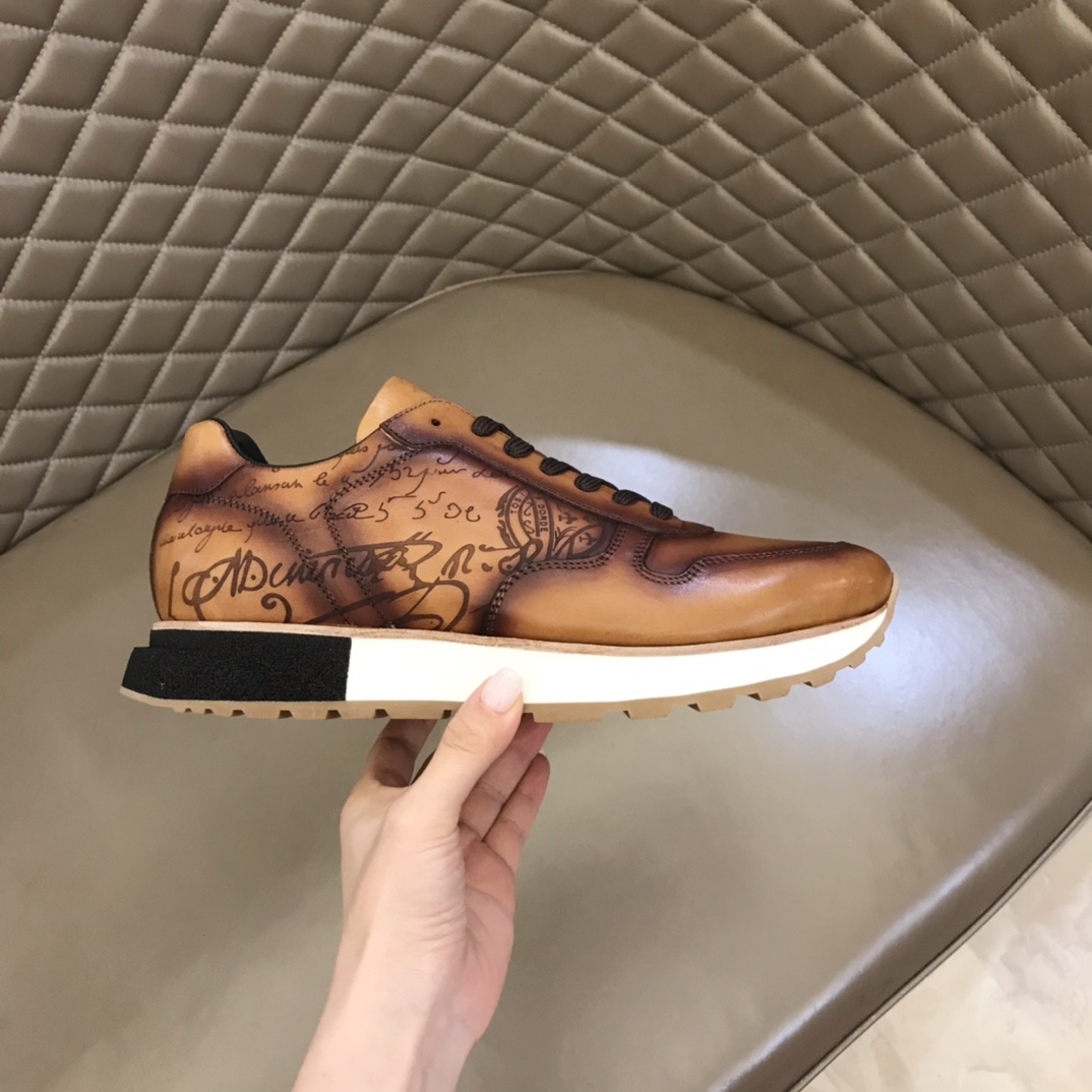 Berlui/布鲁缇布鲁提   进口专用牛皮面擦色手工擦色休闲鞋