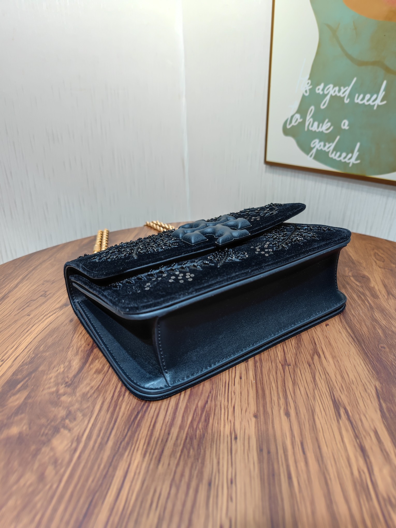 Tory Burch 编号219 TORY BURCH 汤丽柏琦 ELEANOR DIAMOND QUILT单肩斜跨包