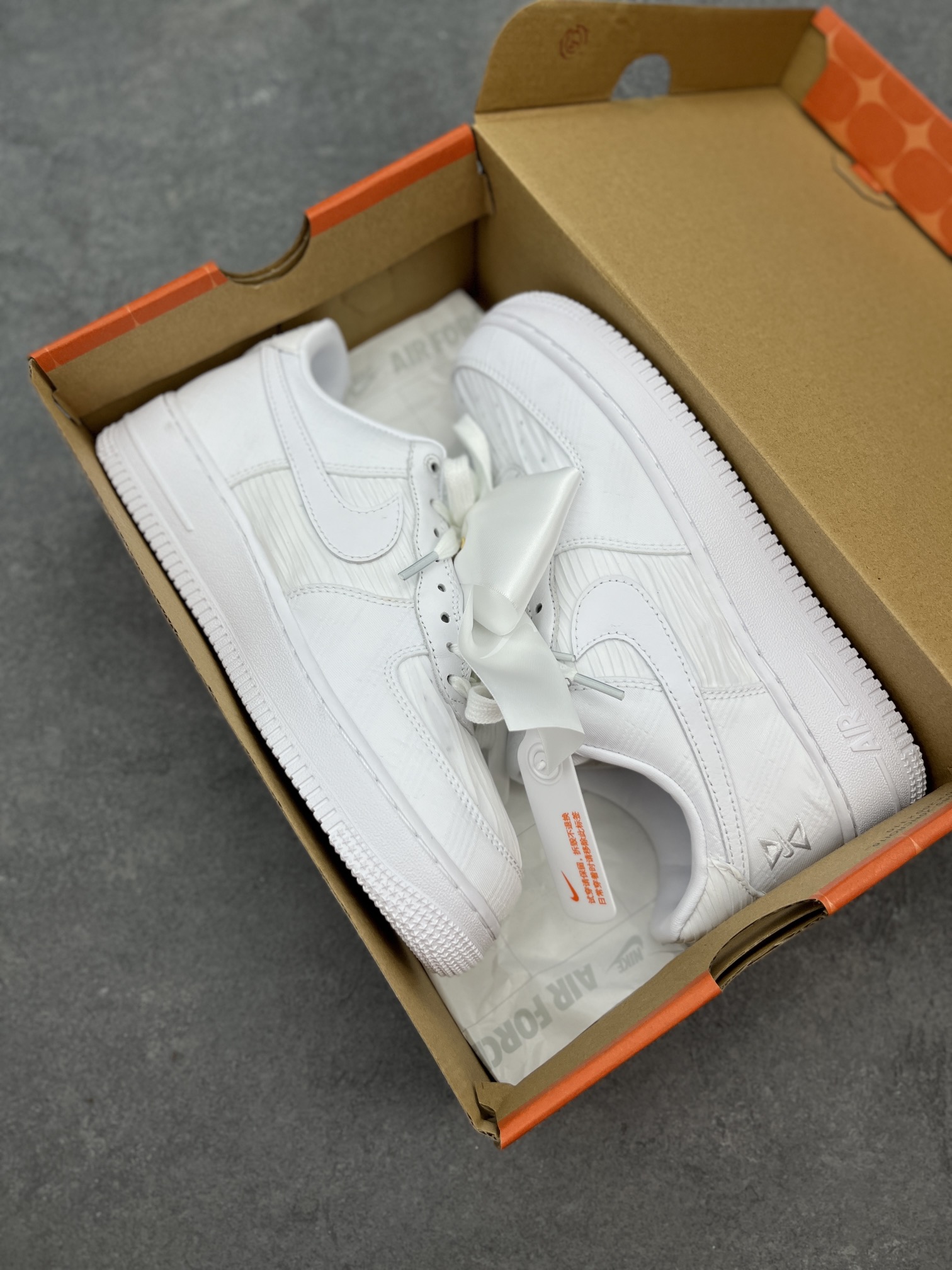 Nike Air Force 1 Low Bow Women's Shoes DV4244-111 All White 10 i1655845418 3312 8