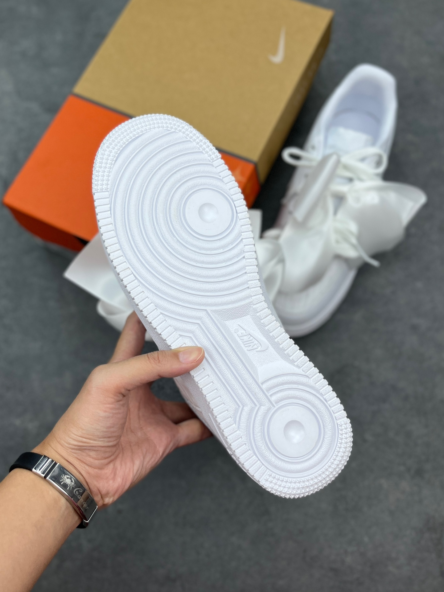 Nike Air Force 1 Low Bow Women's Shoes DV4244-111 All White 7 i1655845418 7155 5