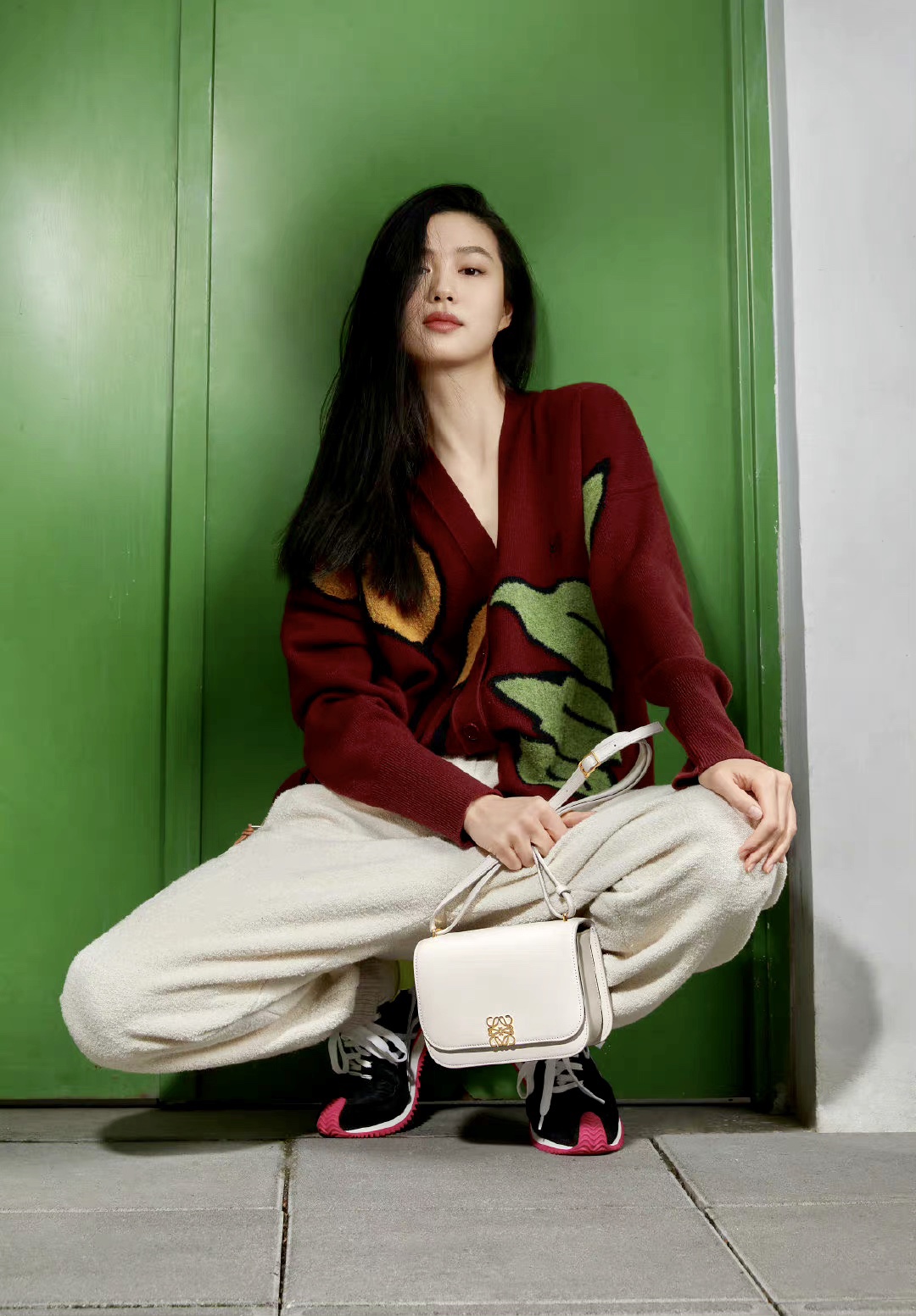 LOEWE罗意威 最新款Goya Bag 小号白色0666