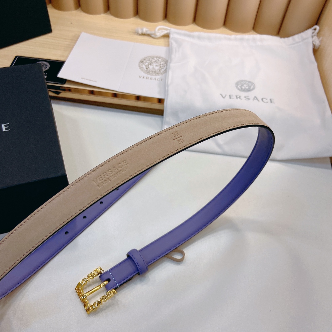 范思哲VERSACE2.0cm宽软皮
