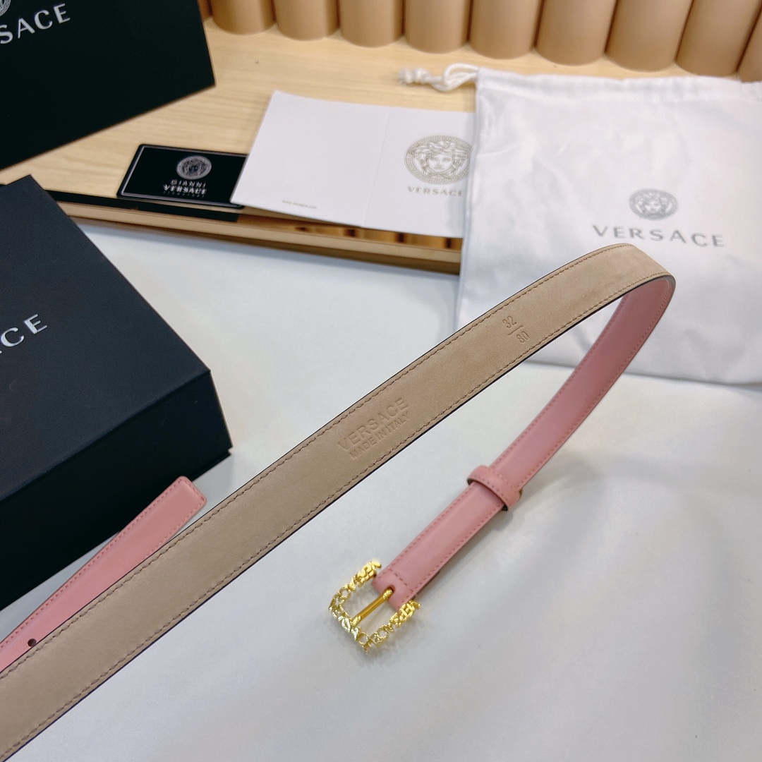 范思哲VERSACE2.0cm宽软皮