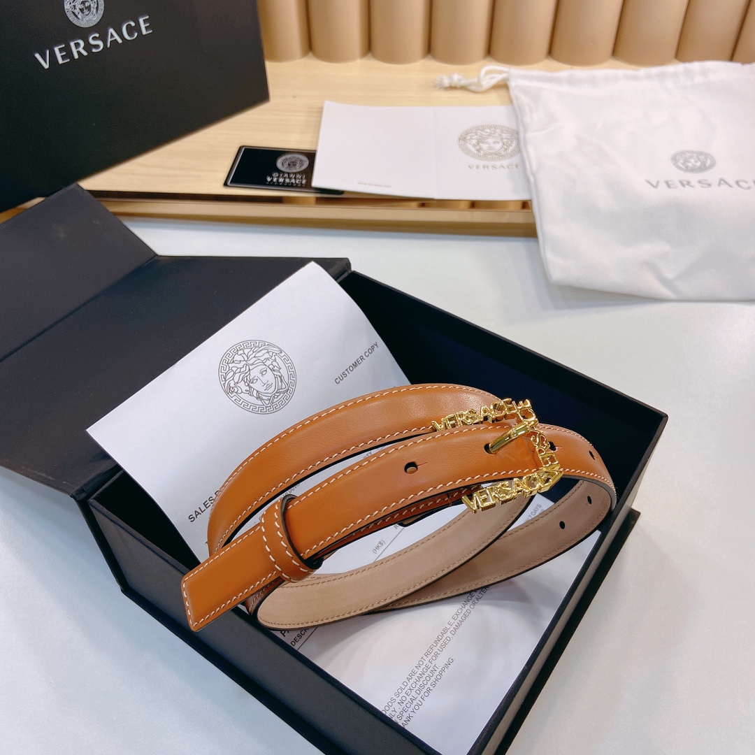范思哲VERSACE2.0cm宽软皮