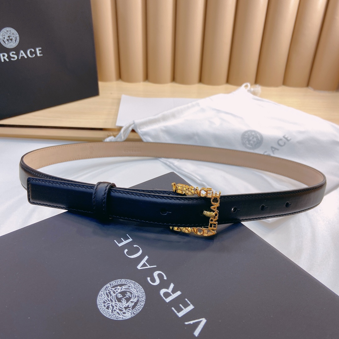 范思哲VERSACE2.0cm宽软皮