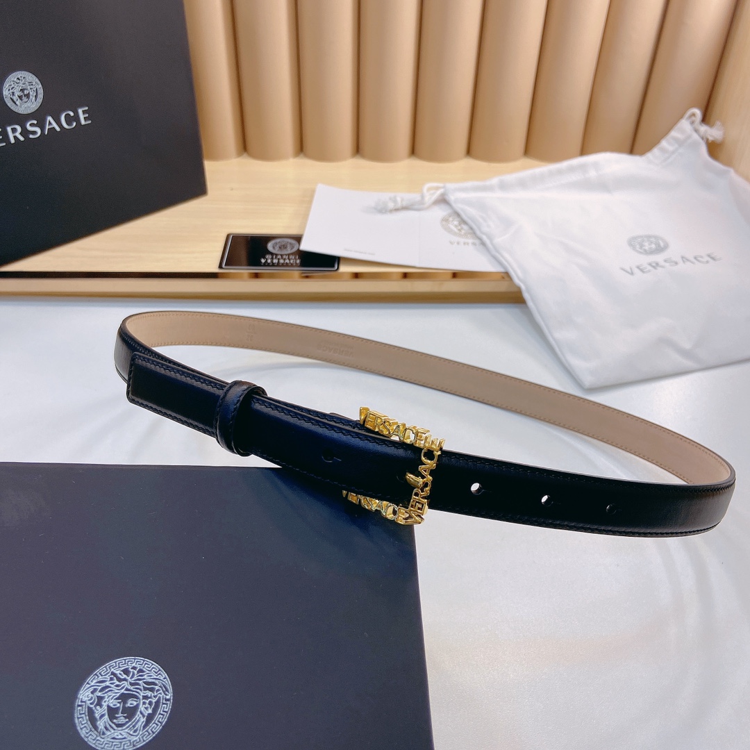范思哲VERSACE2.0cm宽软皮
